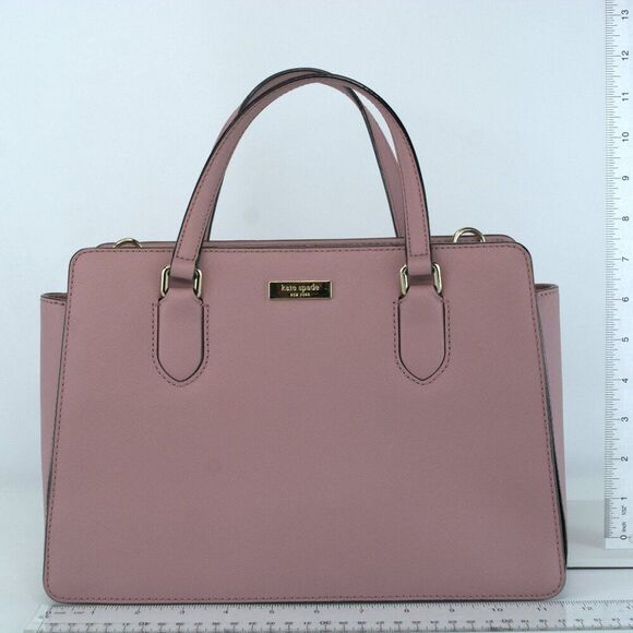 Kate Spade Mauve Satchel with Gold Accents - Picture 2 of 15